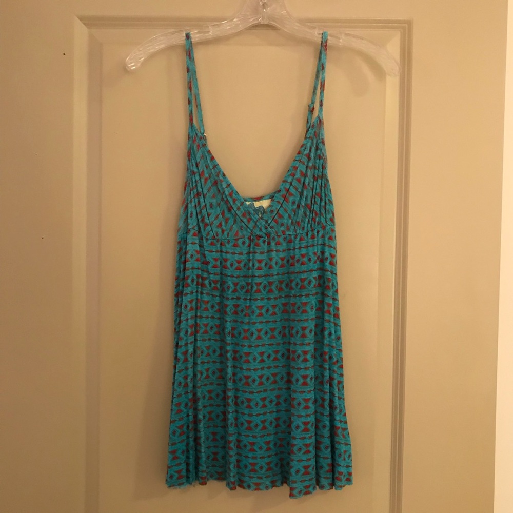 Free People Aztec Tank Top